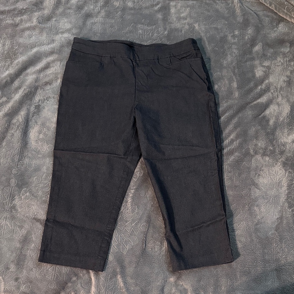 Time and Tru Women's Black Capris